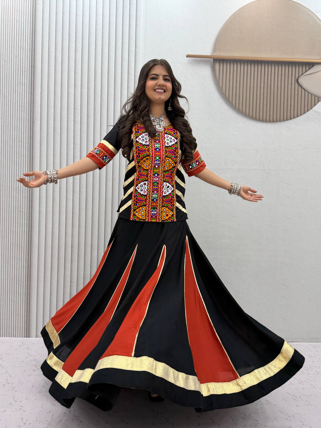 Zivika Pure Cotton Kediyu Lehenga Choli