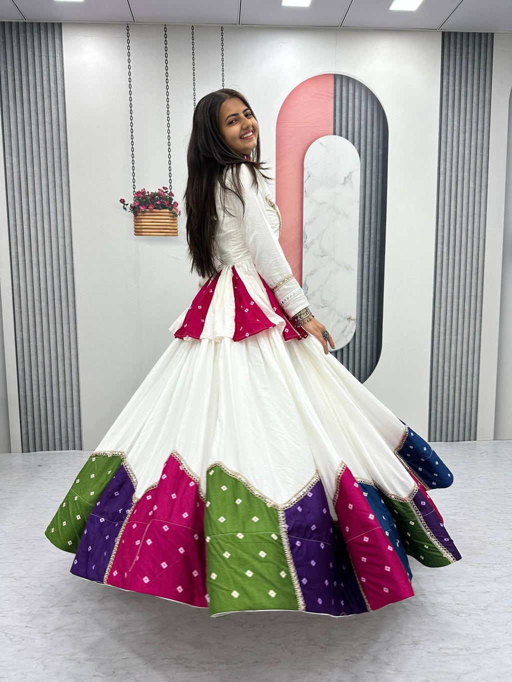 Avyanna Pure Cotton Kediyu Lehenga Choli