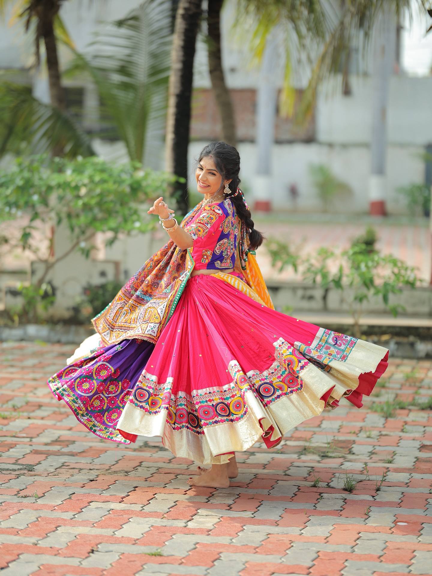 SITAARA MIRROR WORK LEHENGA CHOLI