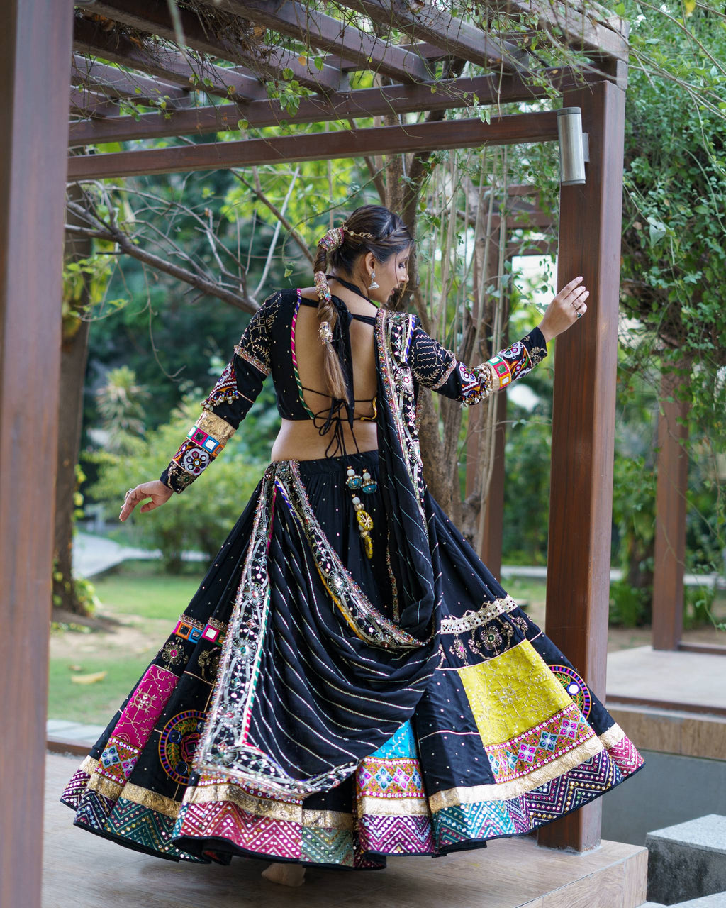 Raasnika MIRROR WORK LEHENGA CHOLI