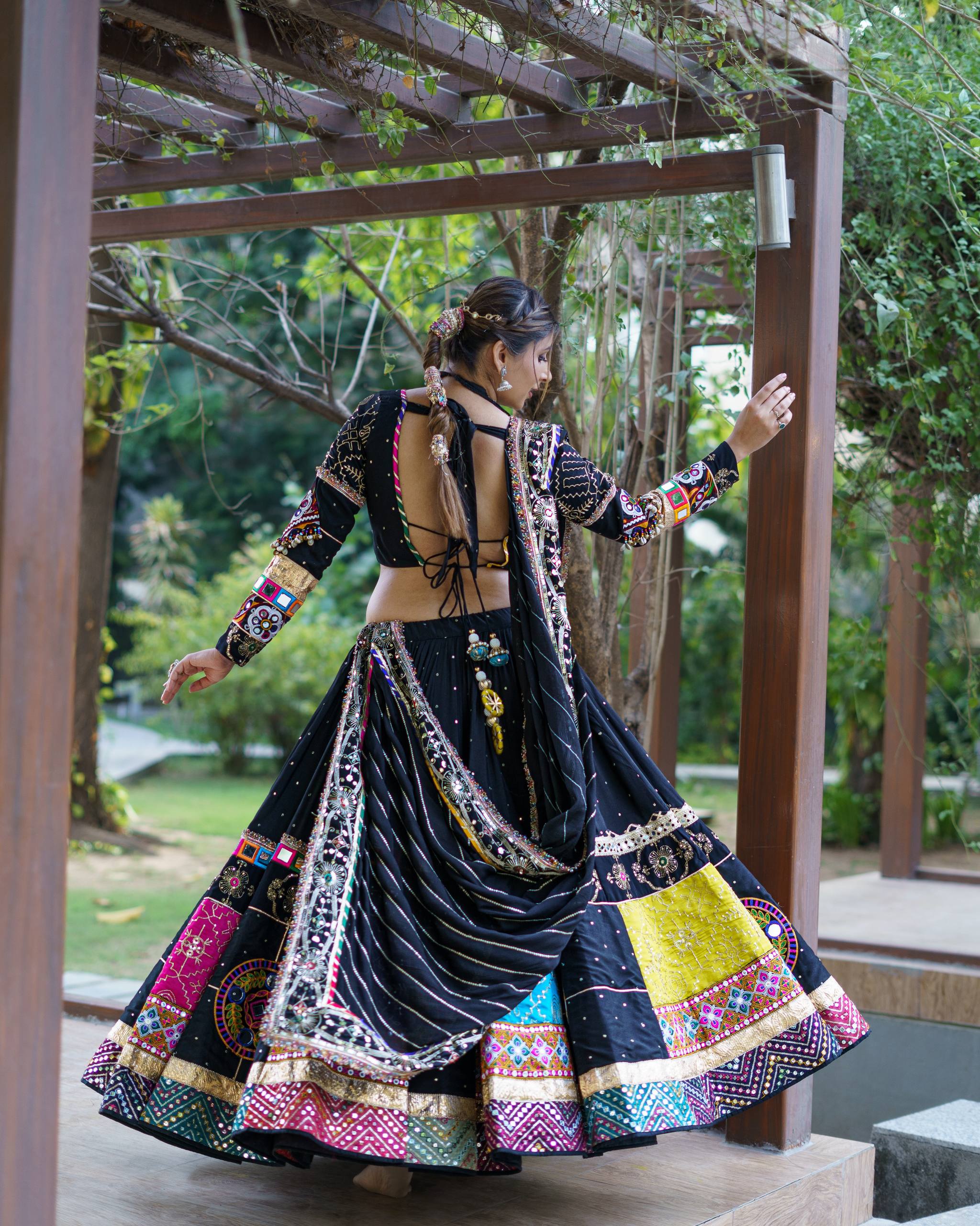 Raasnika MIRROR WORK LEHENGA CHOLI