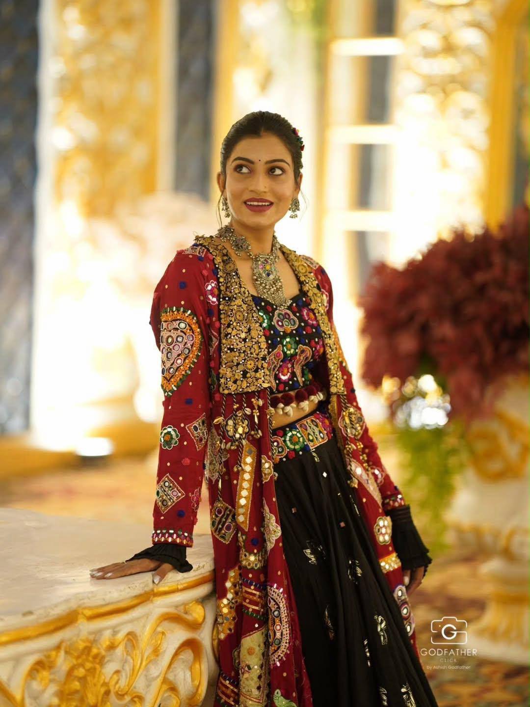 Ritambari Mirror Work Lehenga Choli