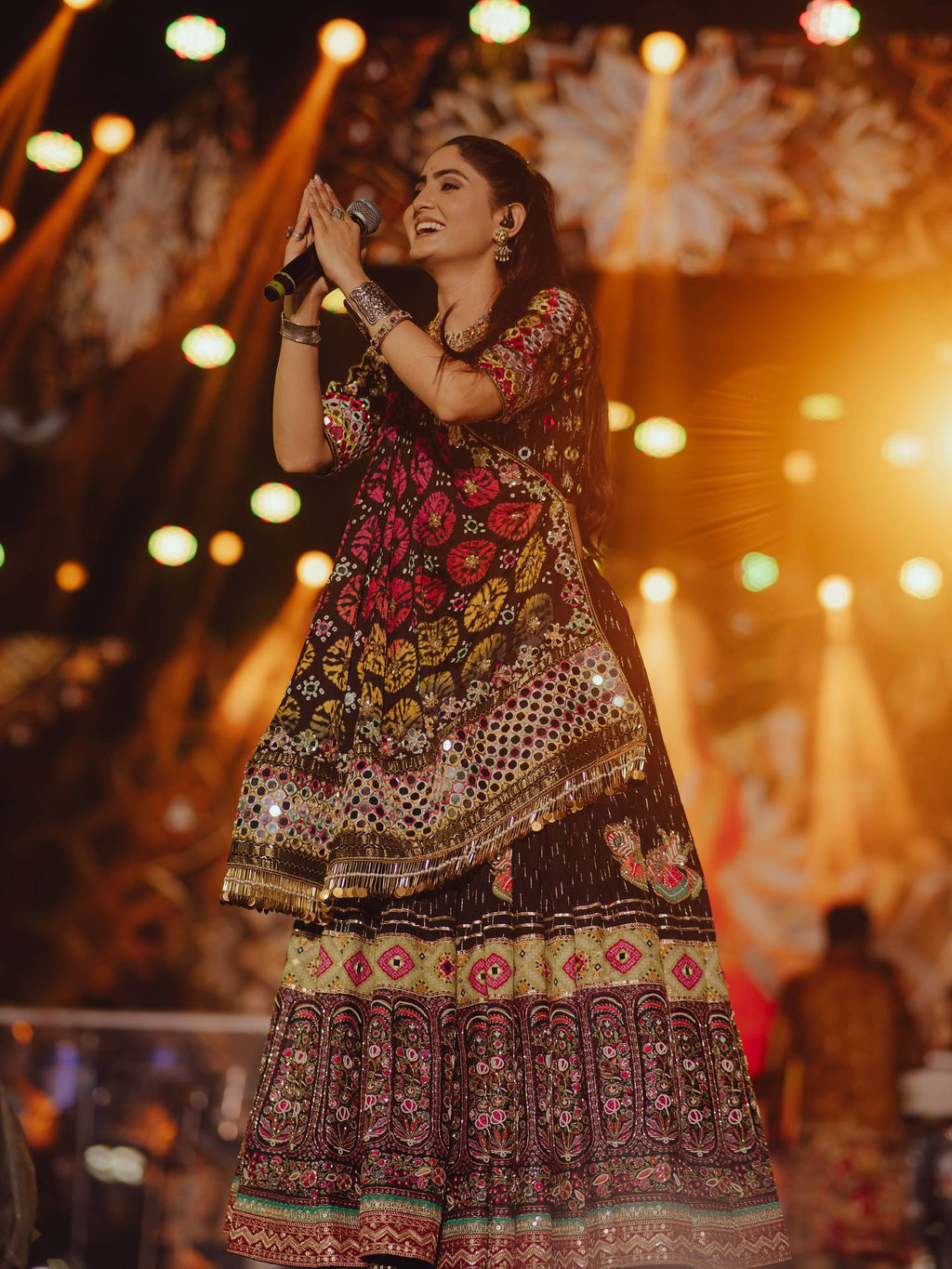 Nyraani Mirror Work Lehenga Choli