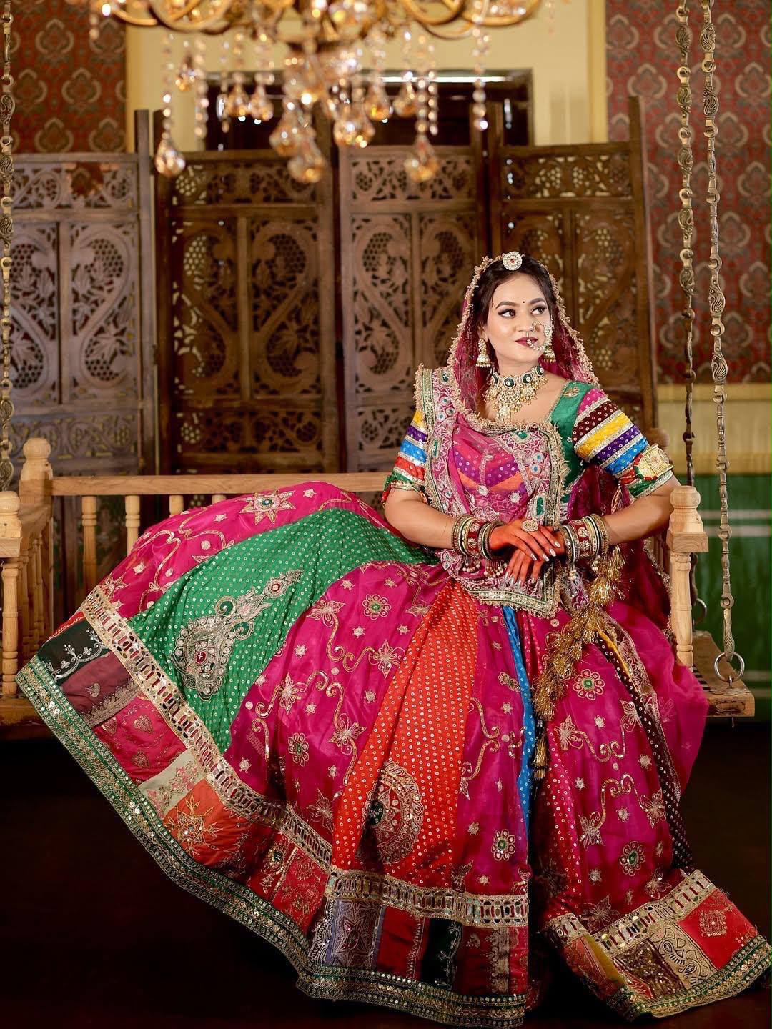 Roopika Mirror Work Lehenga Choli