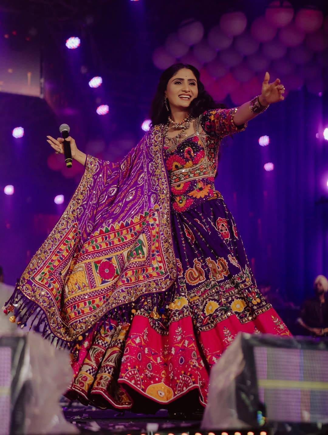 Saarini Mirror Work Lehenga Choli