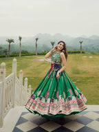 Mihira Mirror Work Lehenga Choli
