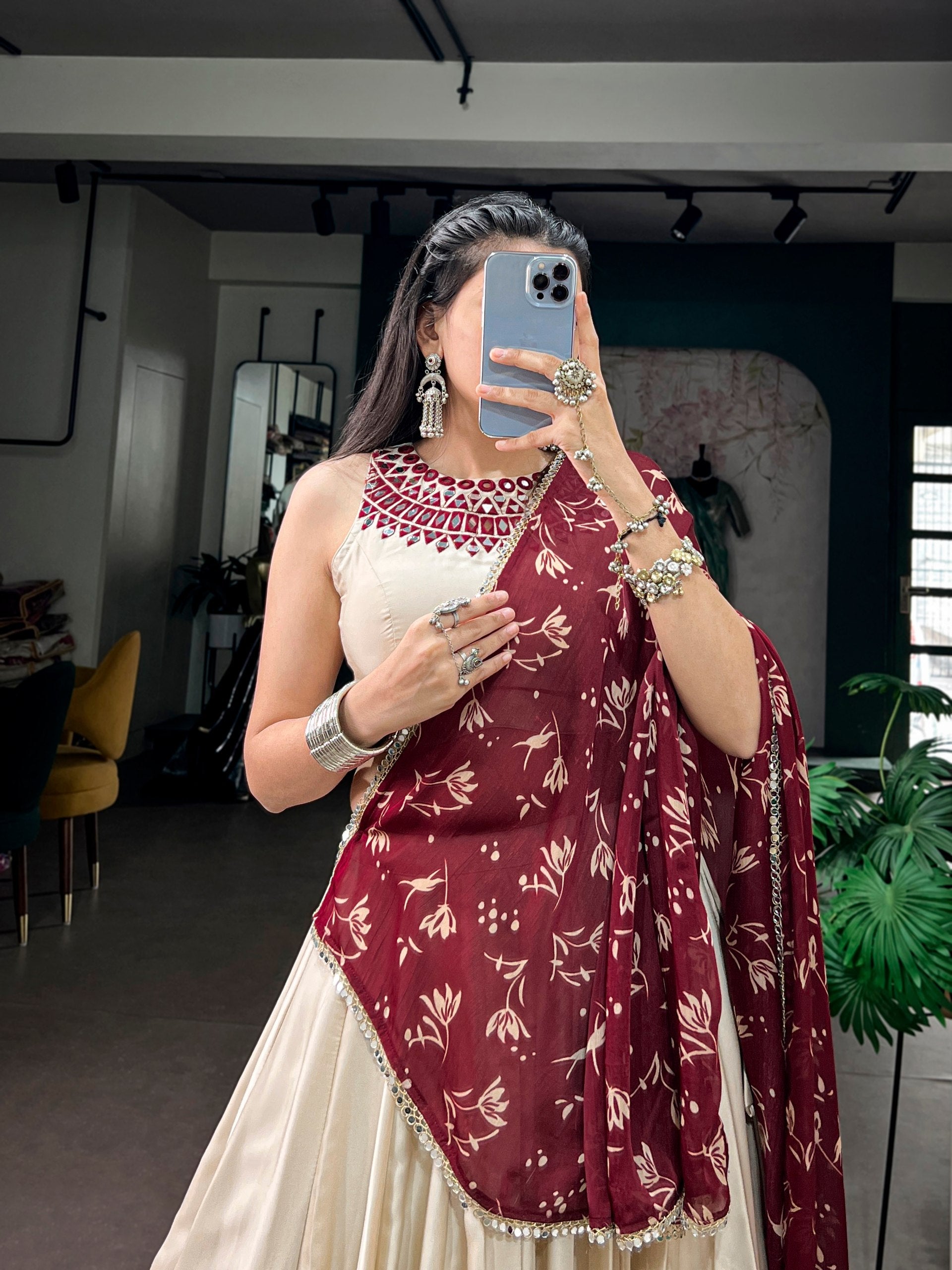 Aadhya Monga Silk Lehenga