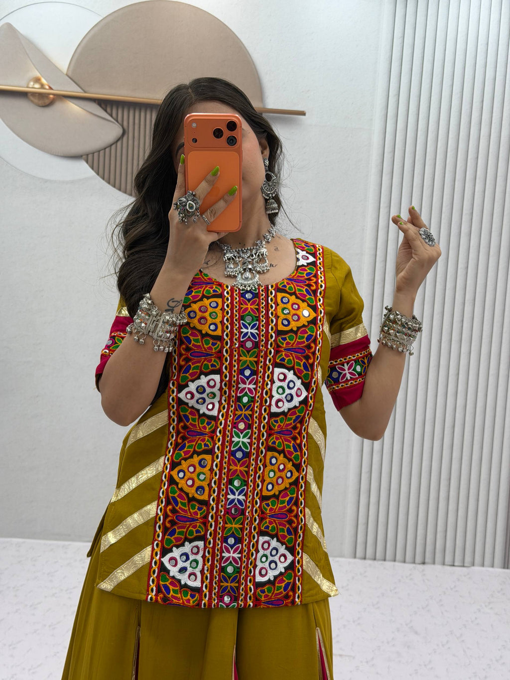 Zivika Pure Cotton Kediyu Lehenga Choli