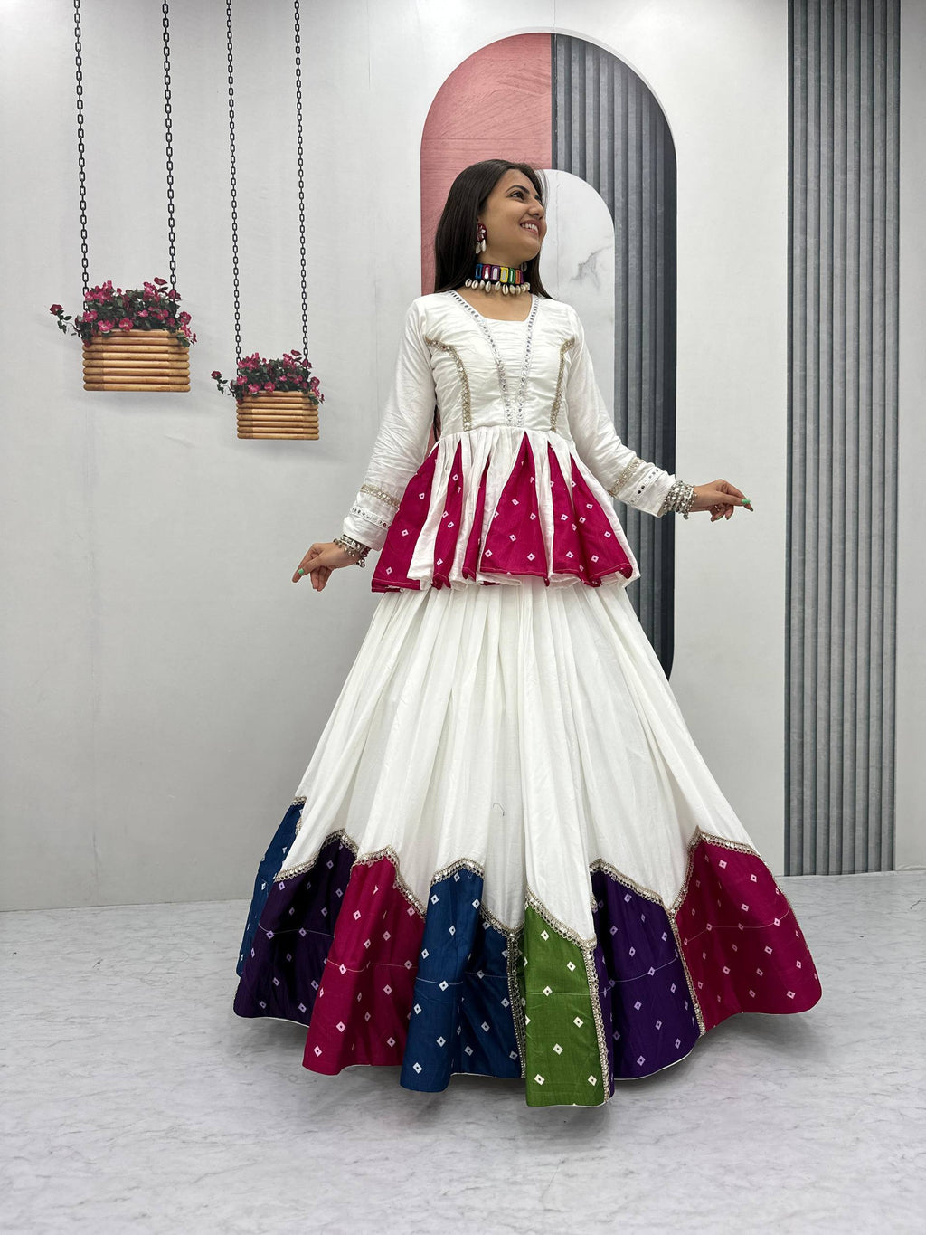 Avyanna Pure Cotton Kediyu Lehenga Choli