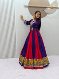 Samyukta Rion Cotton Mirror Work Lehenga Choli