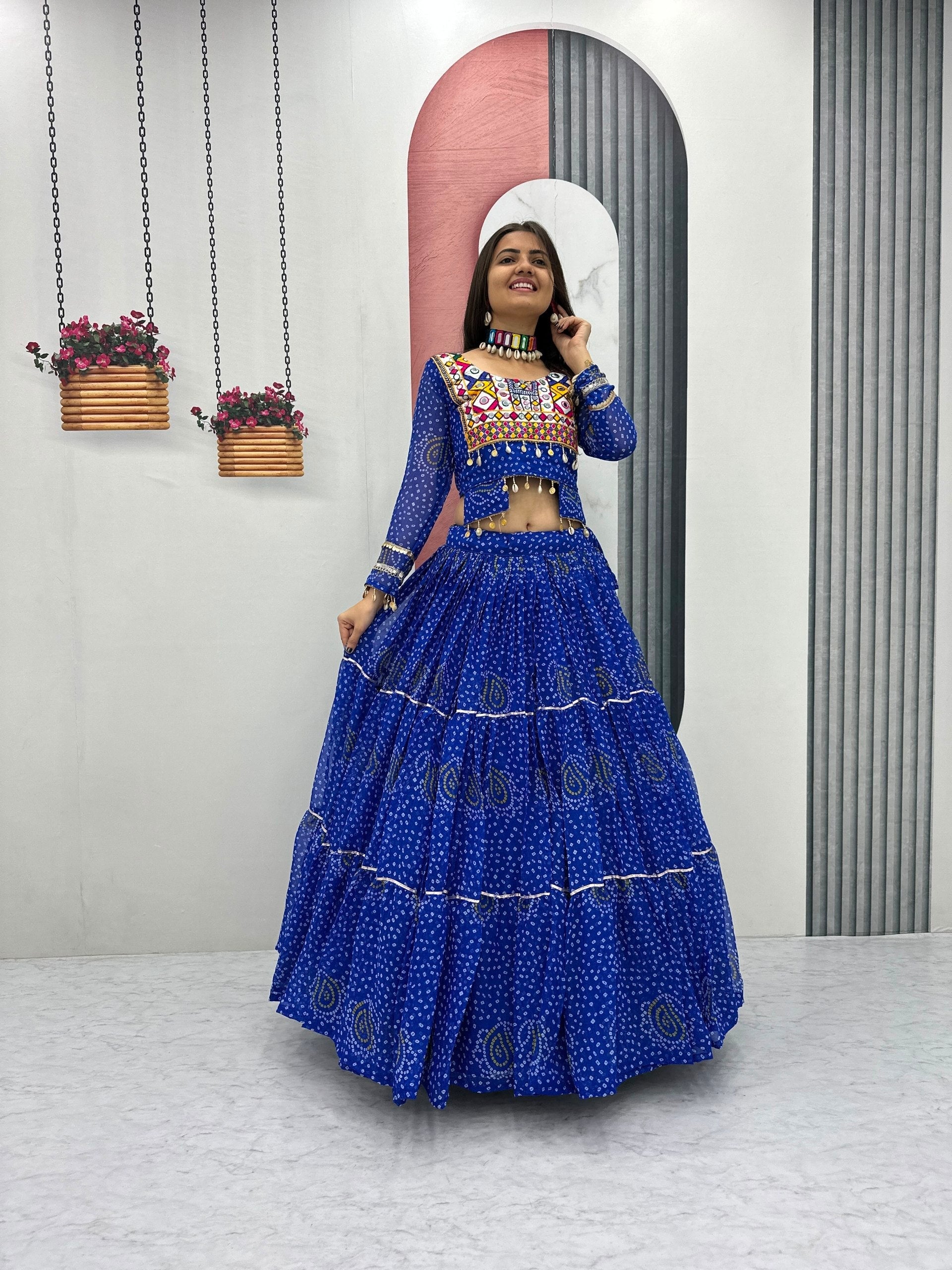 Tanishka Pure Fox Georgette Kodi Work Lehenga Choli