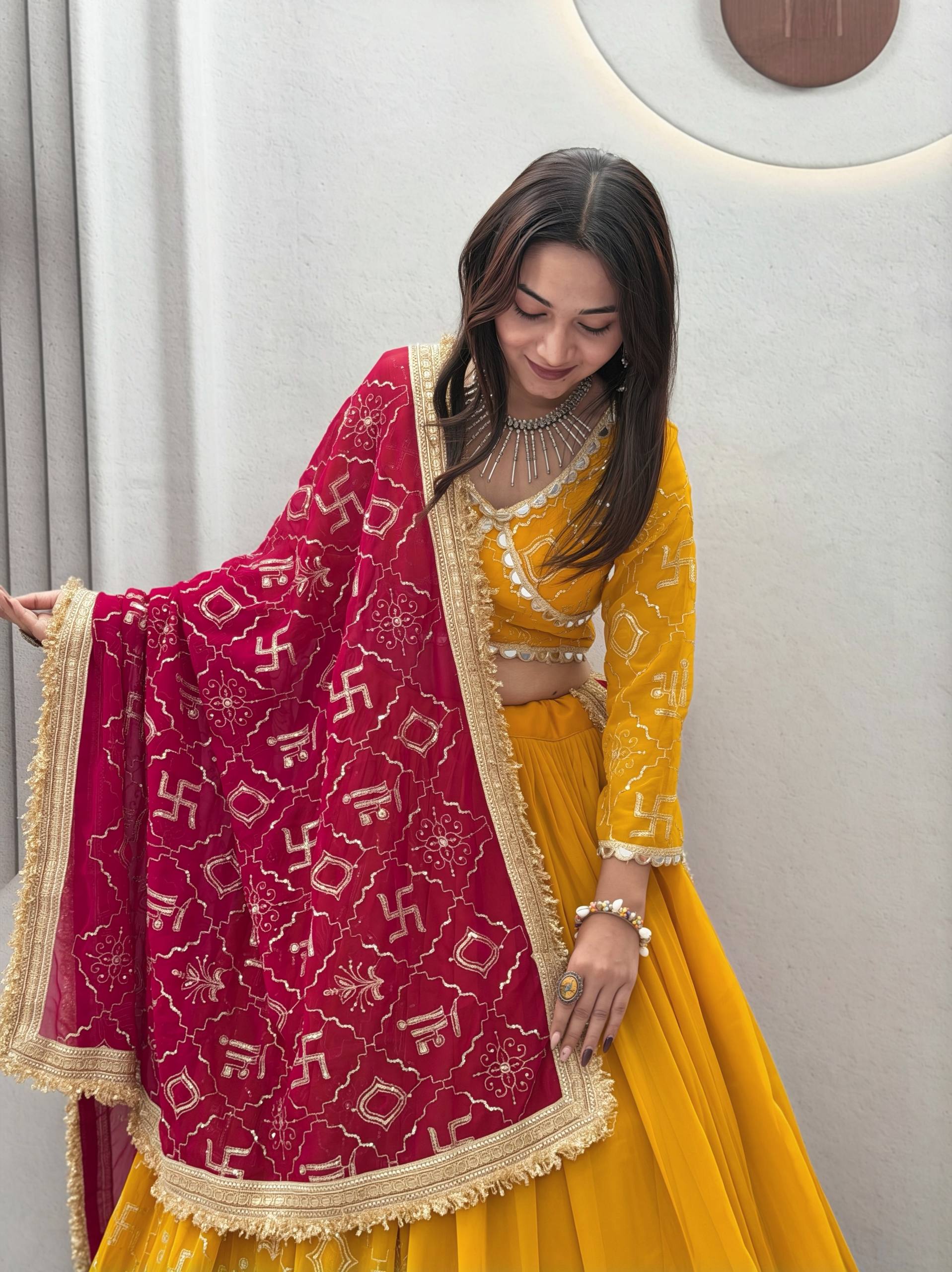 Kavisha Fox Georgette Heavy Embroidery Lehenga Choli