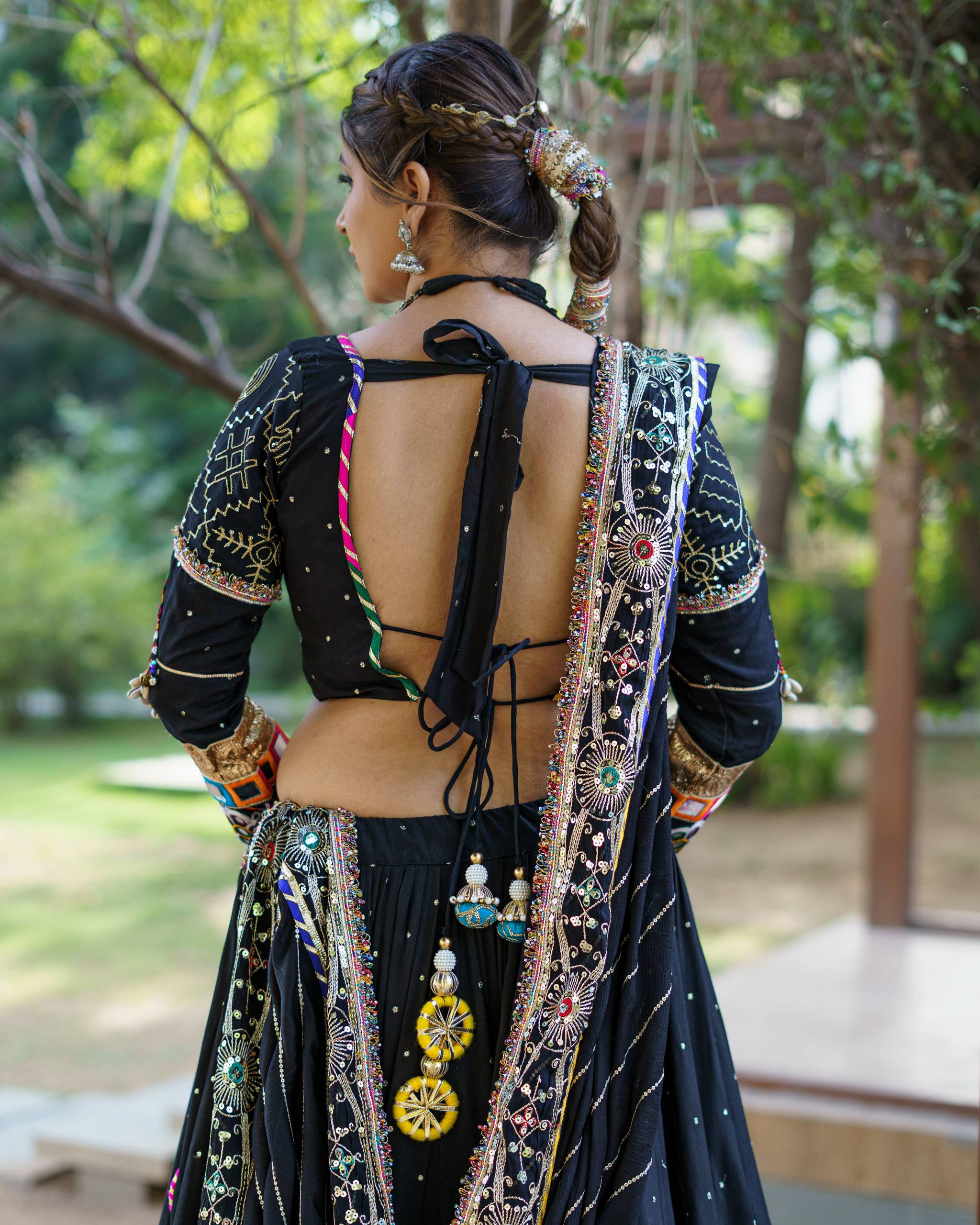 Raasnika MIRROR WORK LEHENGA CHOLI