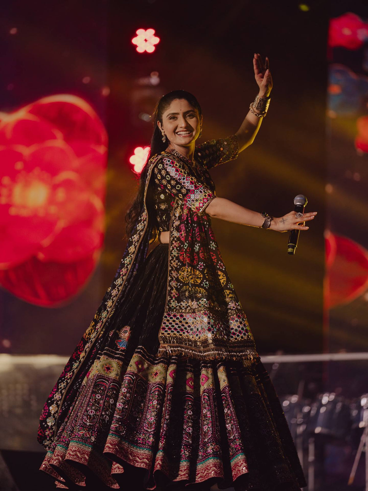 Nyraani Mirror Work Lehenga Choli
