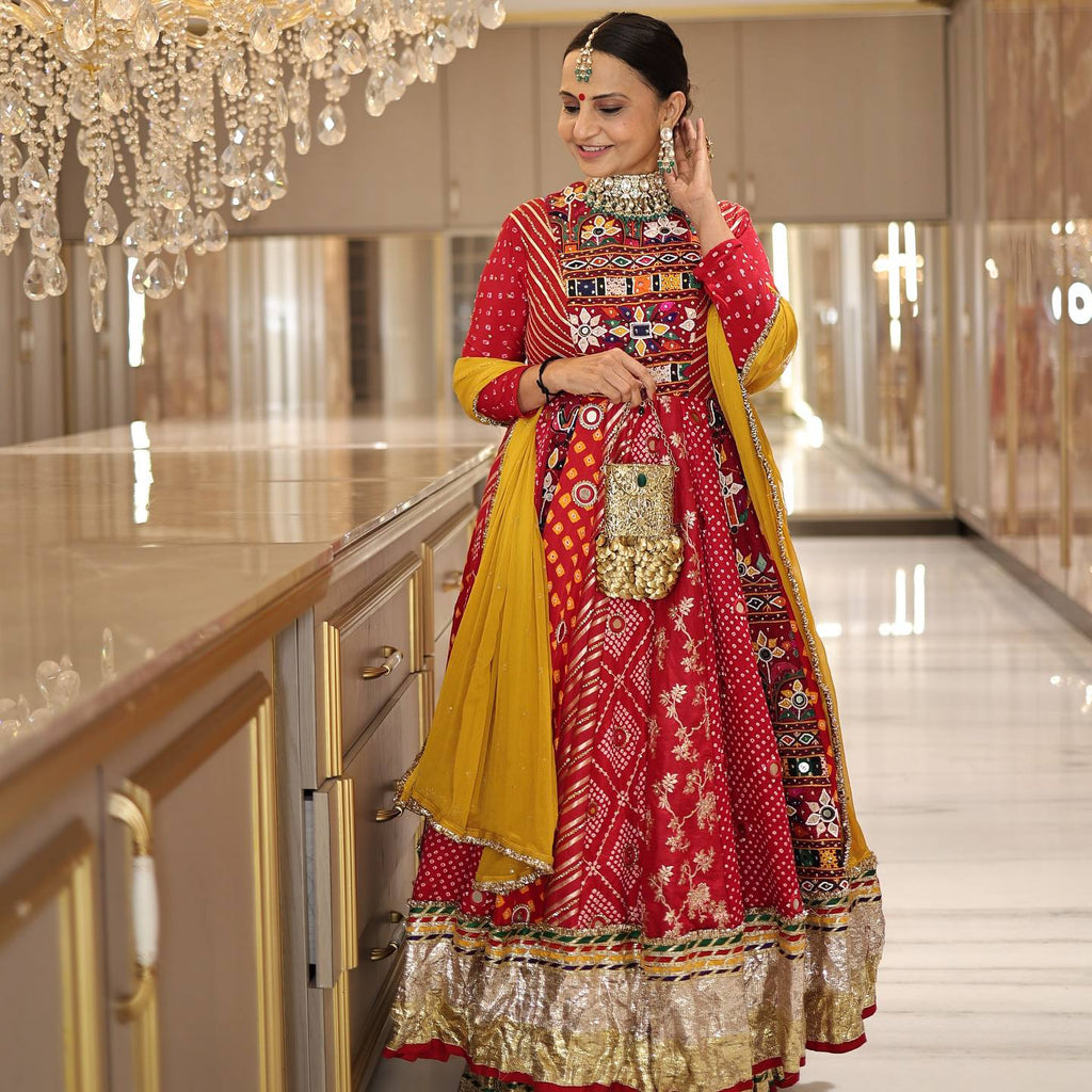 Ziyaara Mirror Work Lehenga Choli