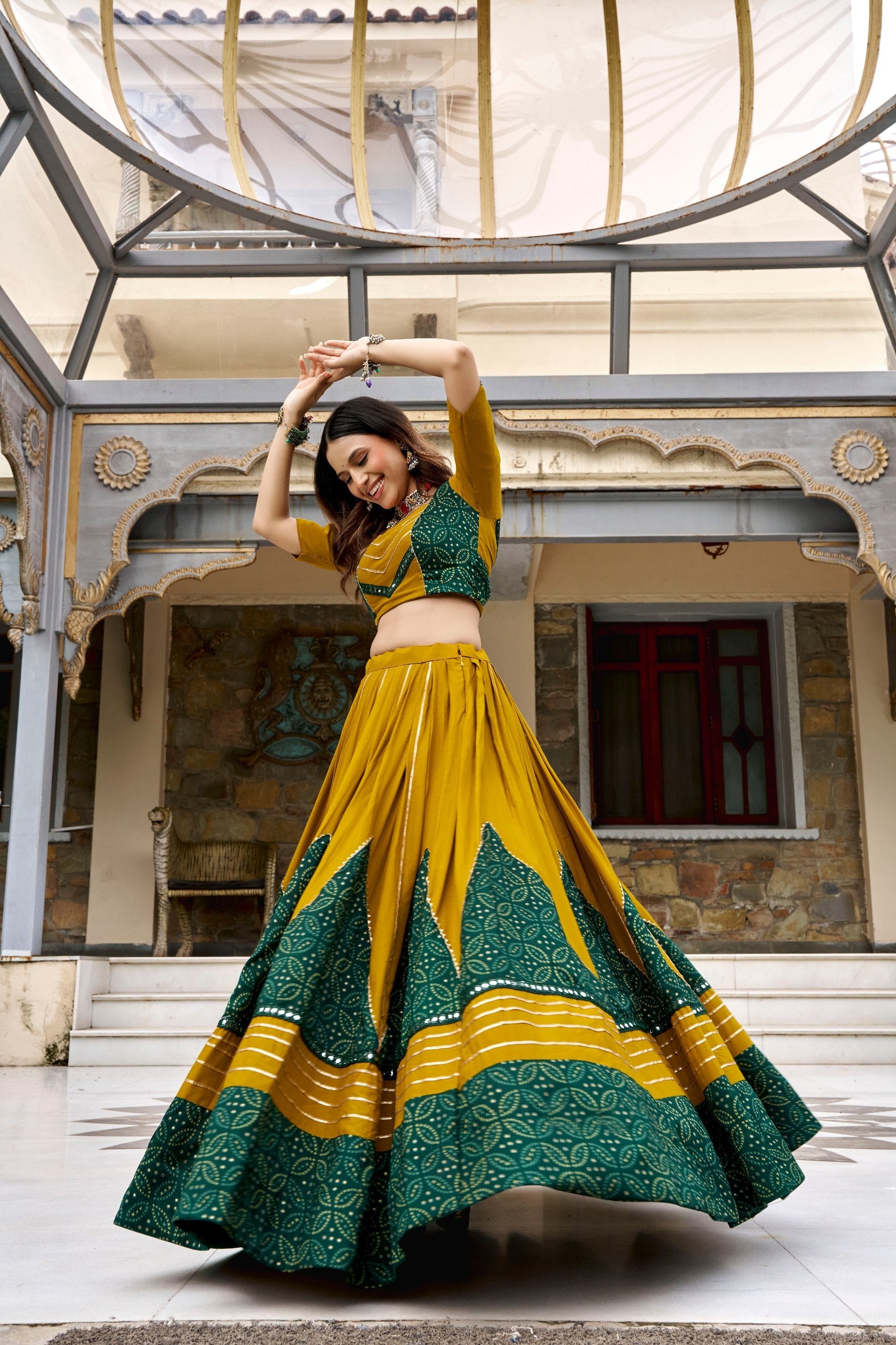 Kiara Rayon Printed Lehenga