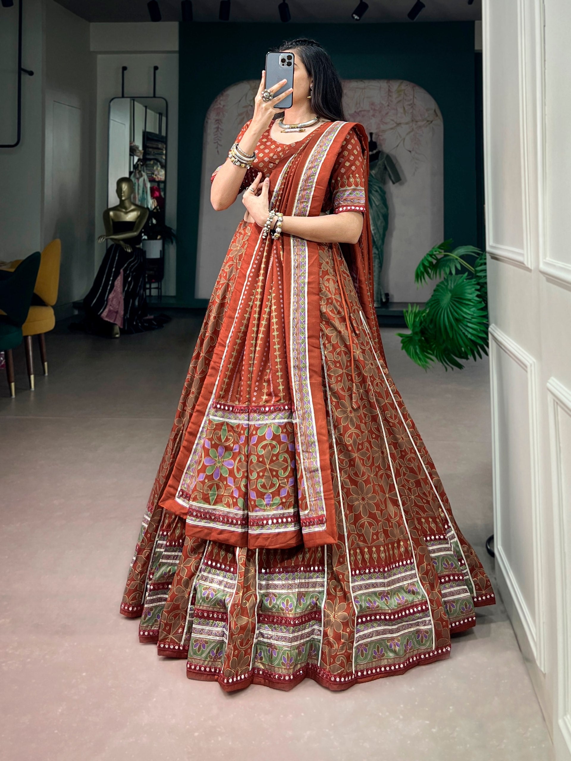 Samaira Tasar Silk Sparkle Lehenga Choli