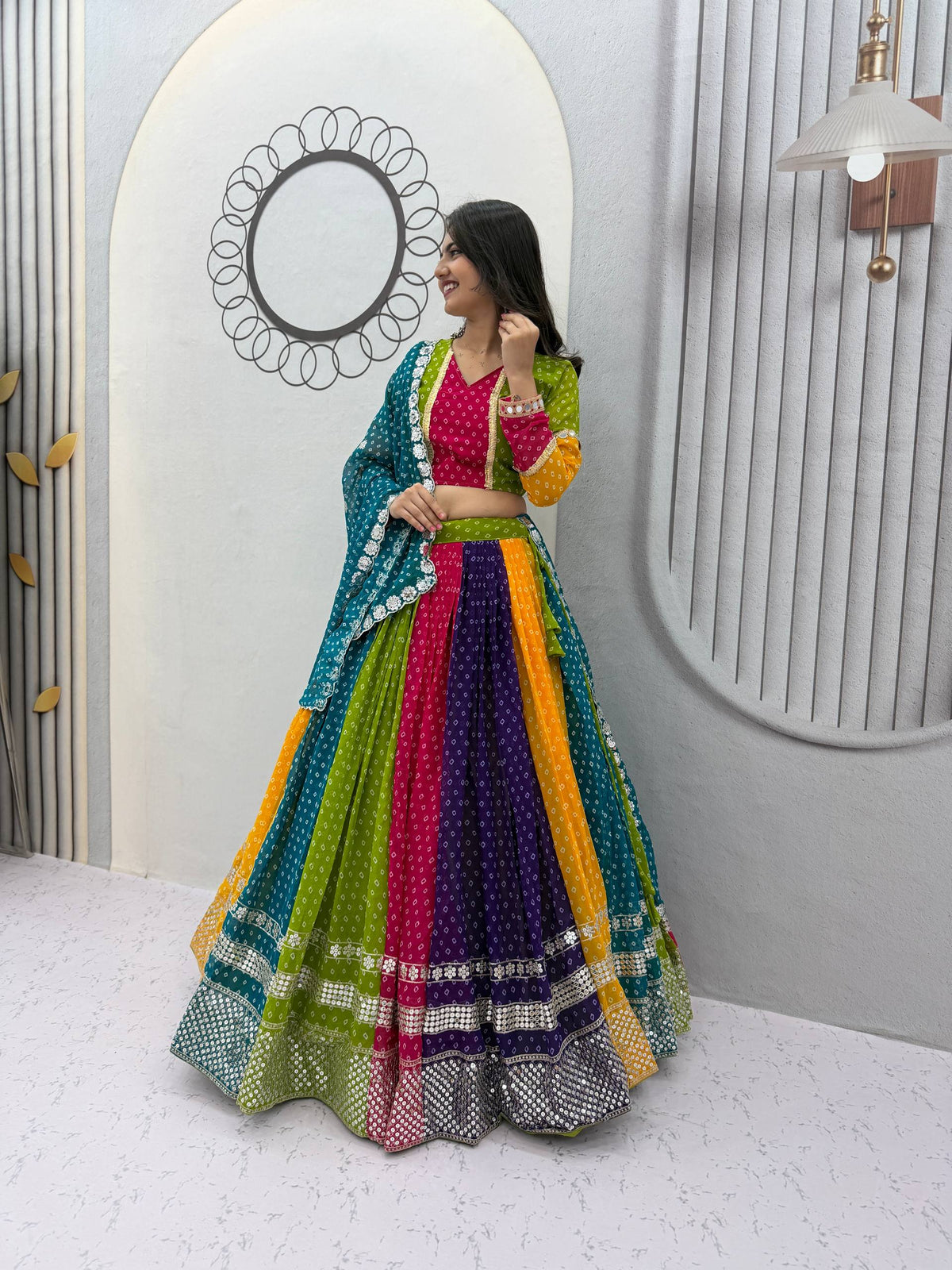 Anvi Georgette 7 MM Shivansh Lehenga Choli