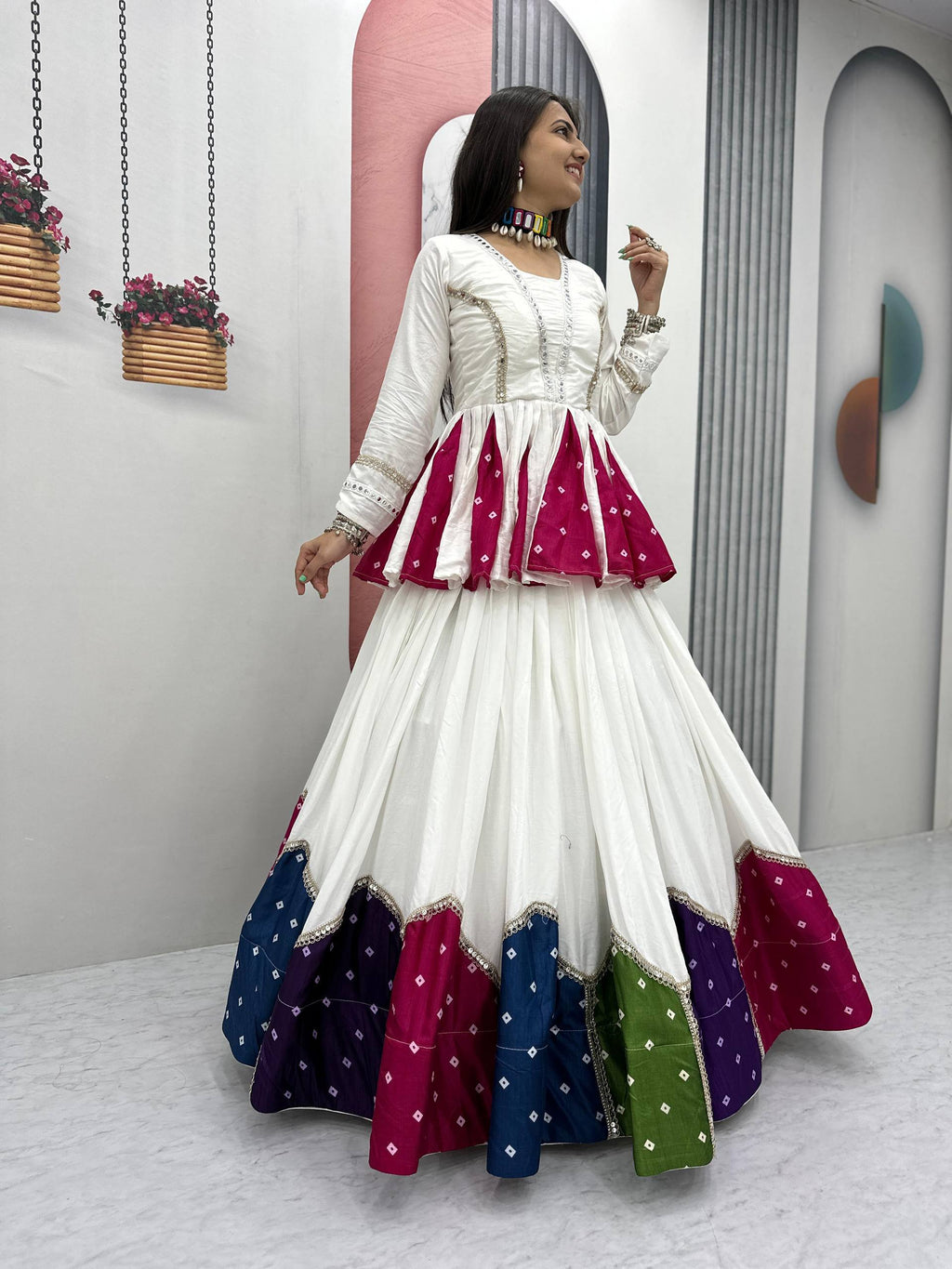 Avyanna Pure Cotton Kediyu Lehenga Choli