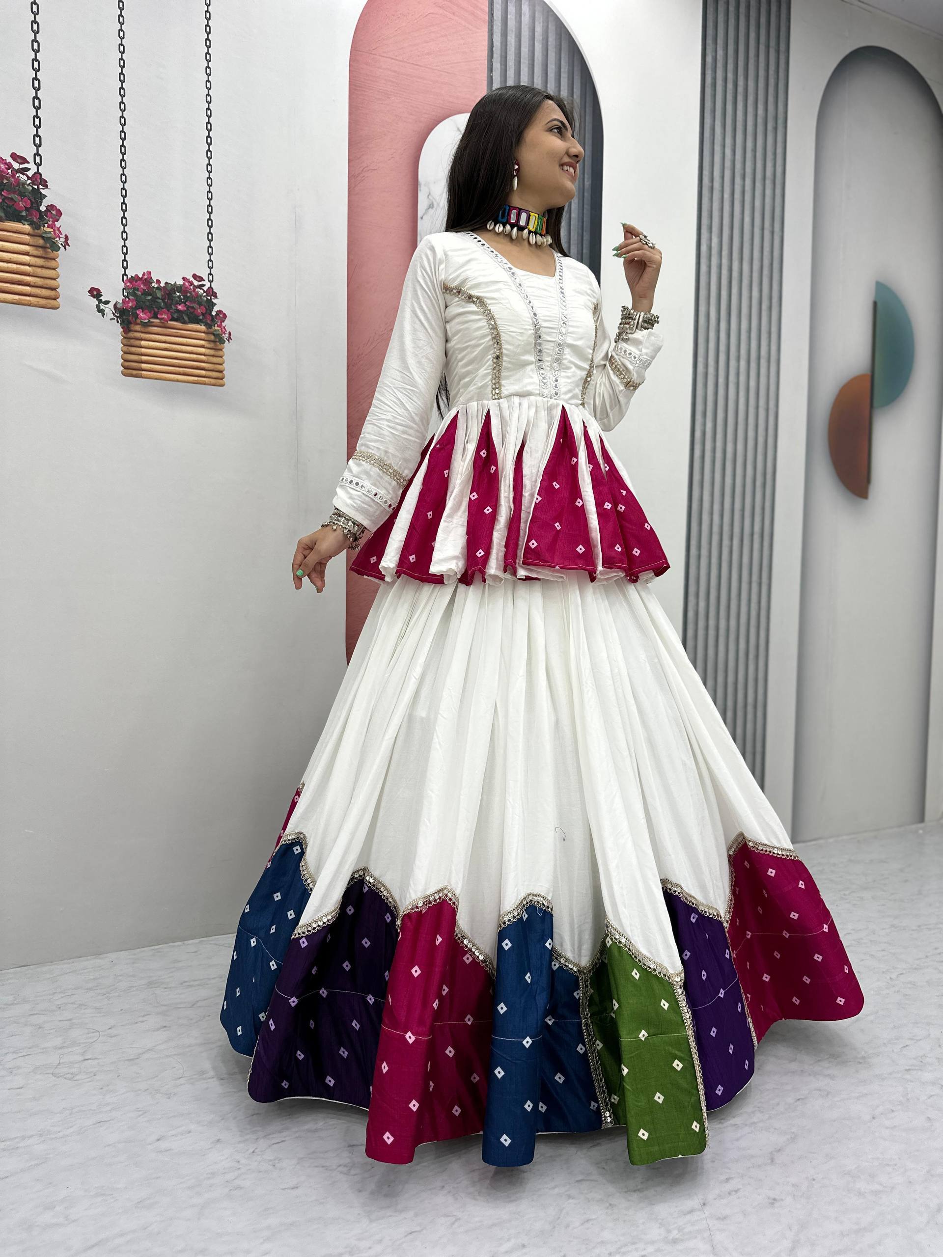 Avyanna Pure Cotton Kediyu Lehenga Choli
