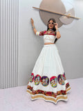 Eshita Pure Cotton Foil Print Position Print Lehenga Choli