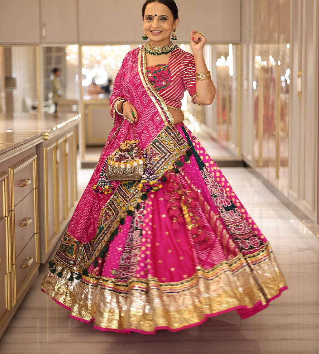 Hridya Mirror Work Lehenga Choli