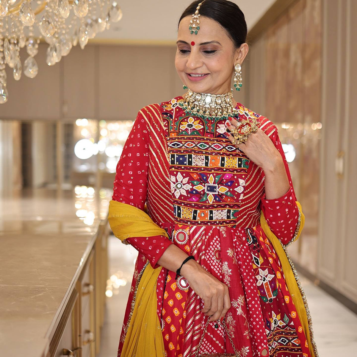 Ziyaara Mirror Work Lehenga Choli