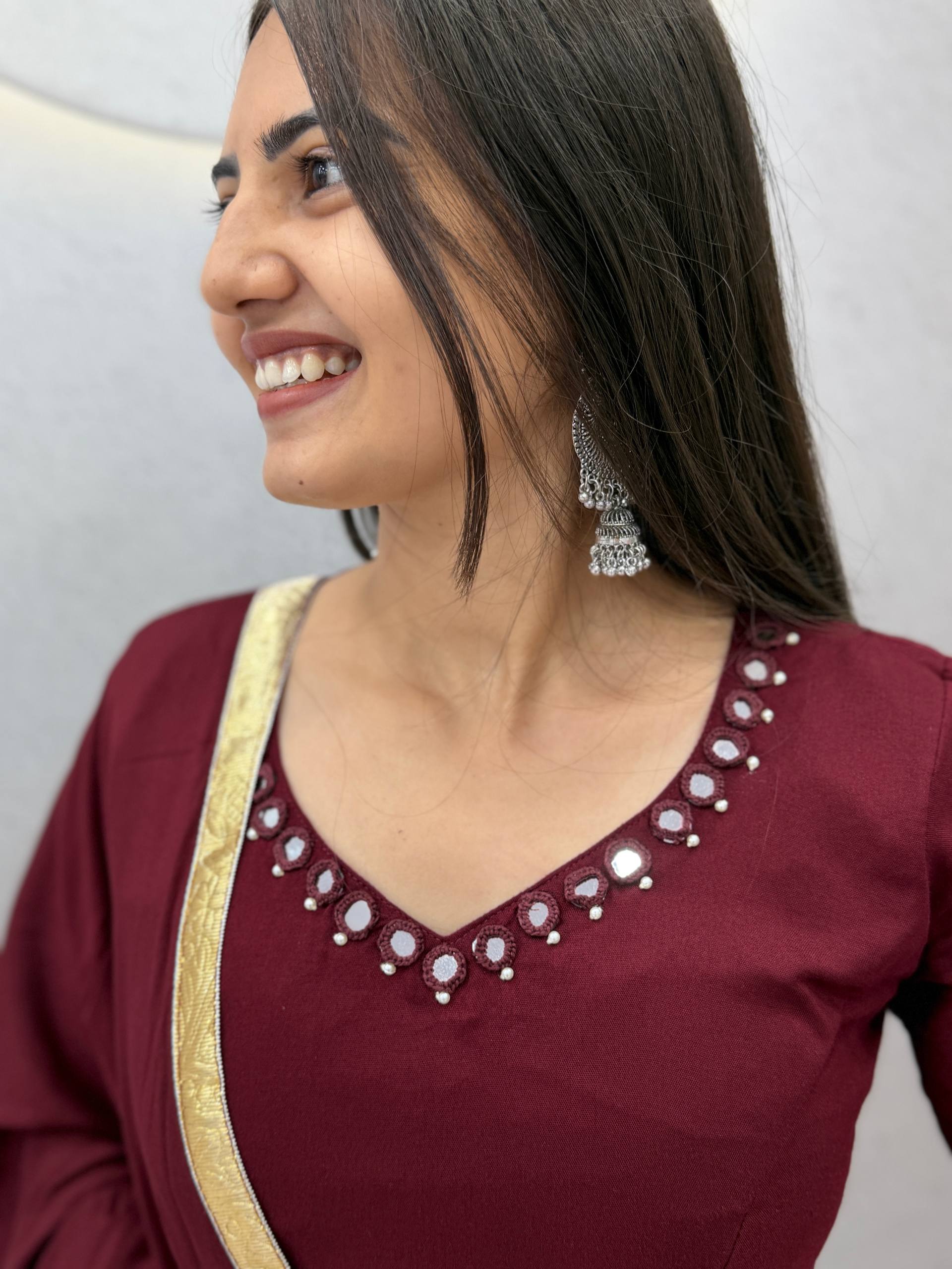 Niyara Rayon Cotton Mirror Work Lehenga Choli