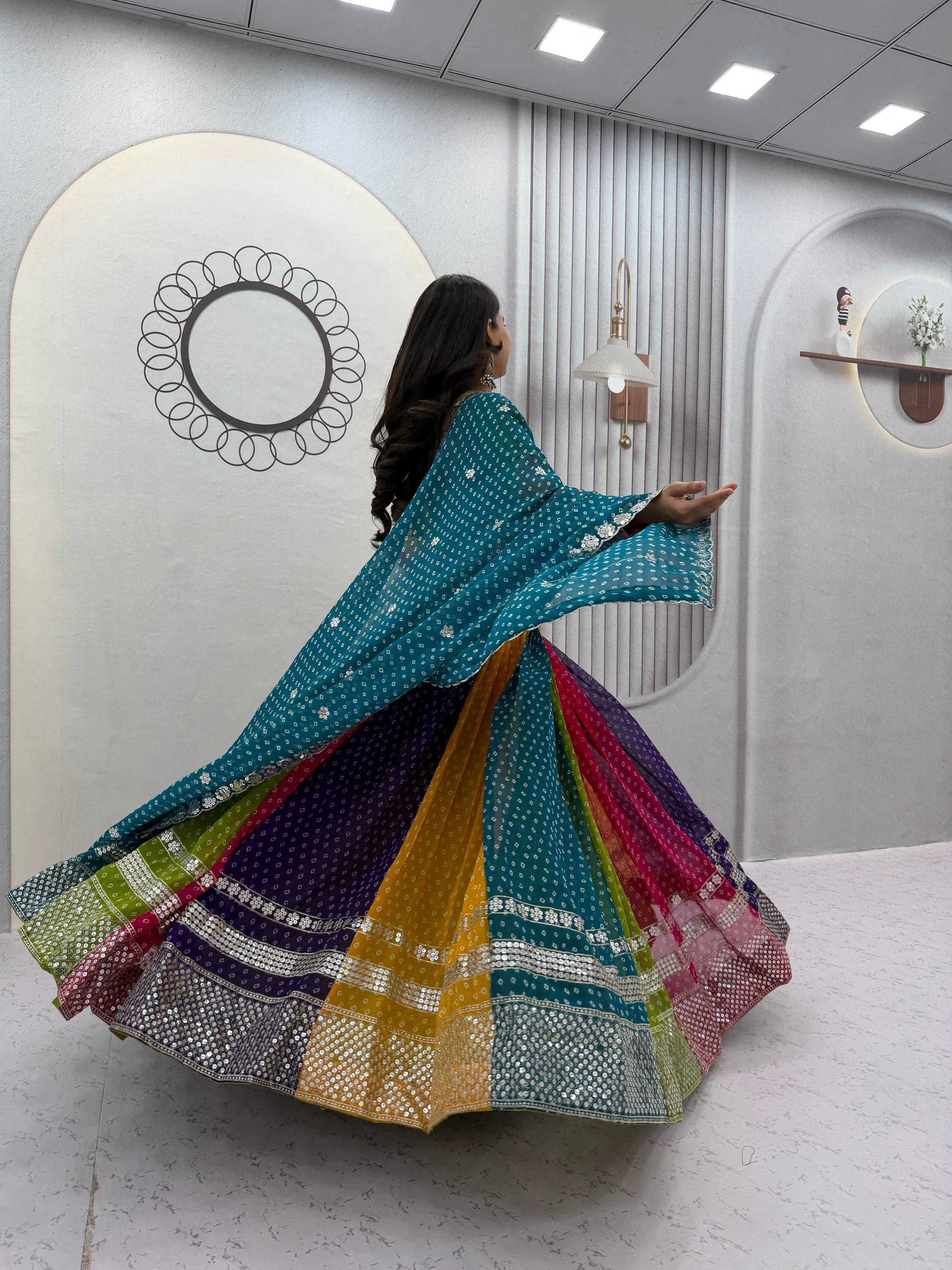 Anvi Georgette 7 MM Shivansh Lehenga Choli