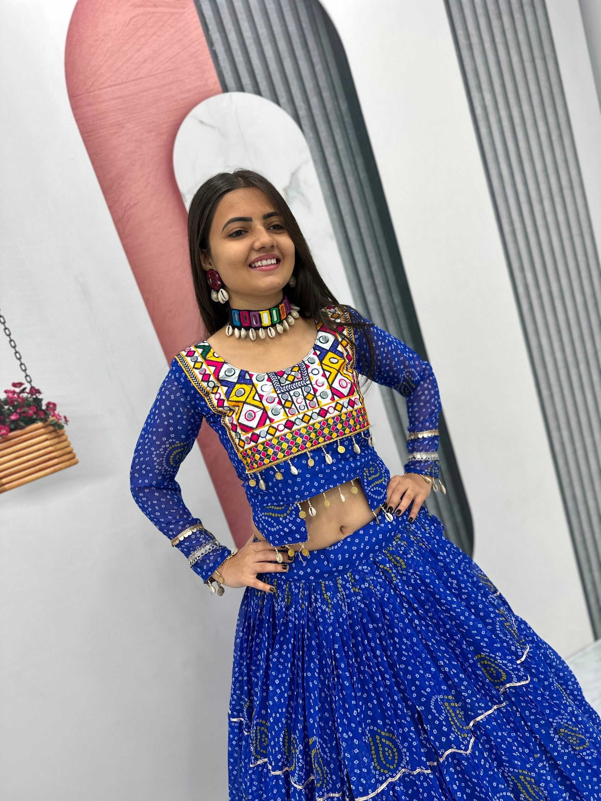 Tanishka Pure Fox Georgette Kodi Work Lehenga Choli