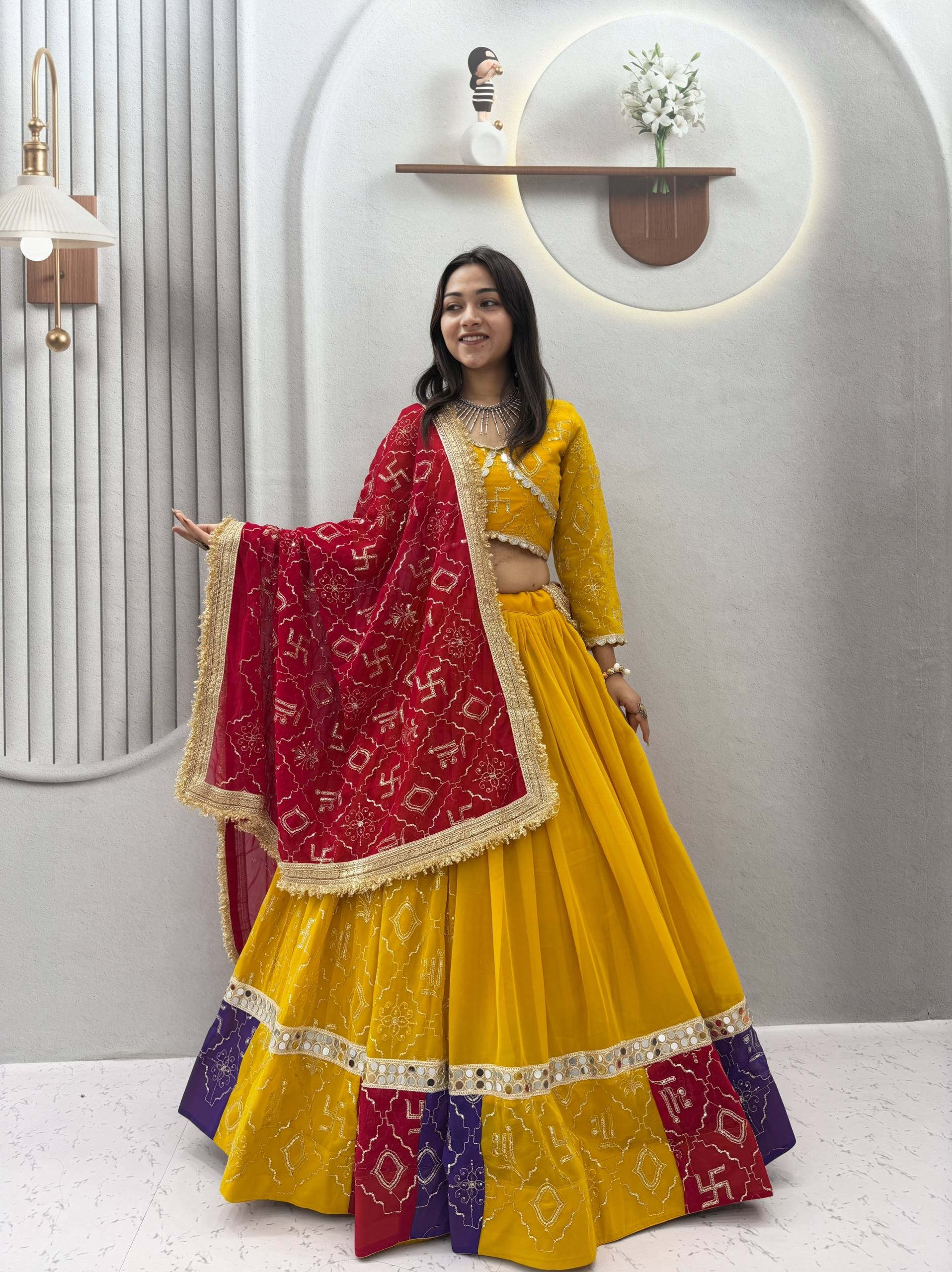 Kavisha Fox Georgette Heavy Embroidery Lehenga Choli