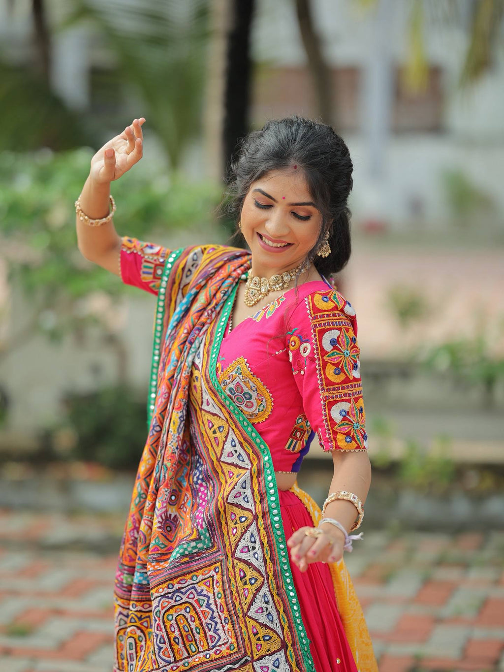 SITAARA MIRROR WORK LEHENGA CHOLI