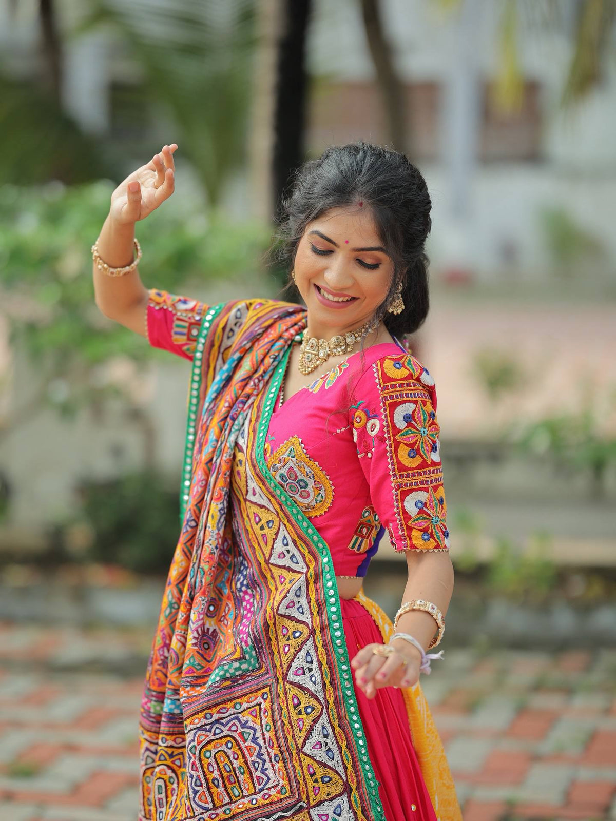 SITAARA MIRROR WORK LEHENGA CHOLI