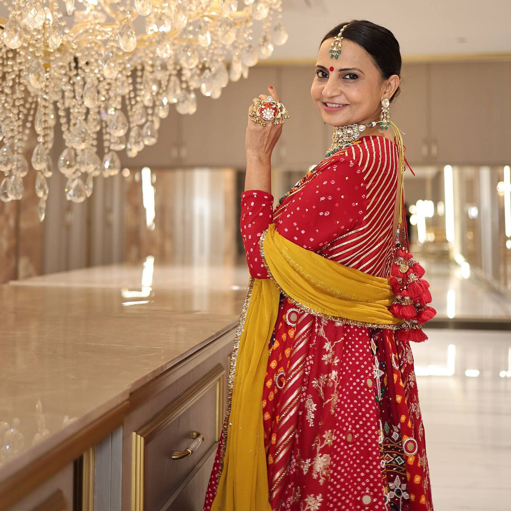 Ziyaara Mirror Work Lehenga Choli